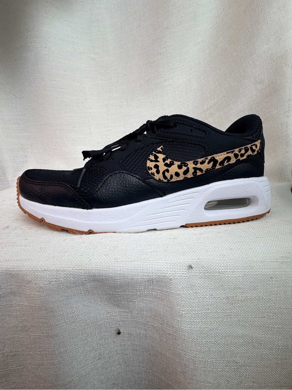 Nike Air Max SC Leopard Swoosh Black Sneakers Women’s 8.5 FZ2649-001